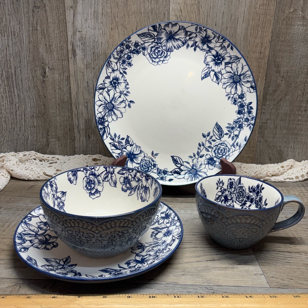 Pfaltzgraff  Gabriela Blue 10.5" Dinner 8.5”salad Bowl coffeemug ReplacementPcs